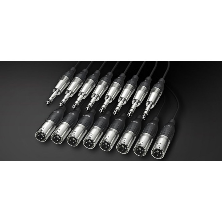 Acquista ALVA T8X8PRO2 | MULTI-CORE 8 TRS - 8 XLR M 2M online | Merula Strumenti Musicali