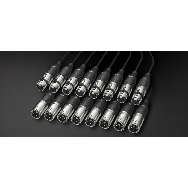 Acquista ALVA Multi-Core 8 Xlr - 8 Xlr F 2m online | Merula Strumenti Musicali
