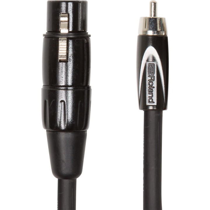 roland rcc-10-rcxf  3 mcavo xlr femmina - rca maschio