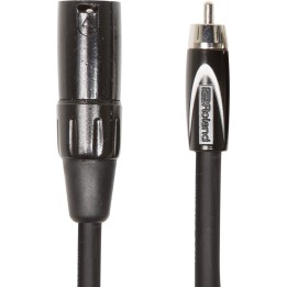 roland rcc-10-rcxm 3 m cavo xlr maschio - rca maschio