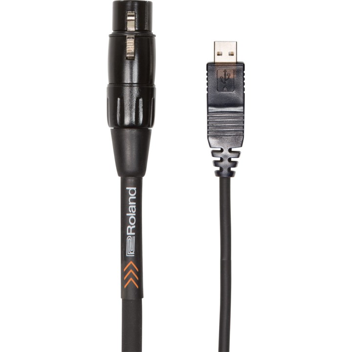 roland rcc-10-usxf  3 m cavo xlr femmina - usb type a