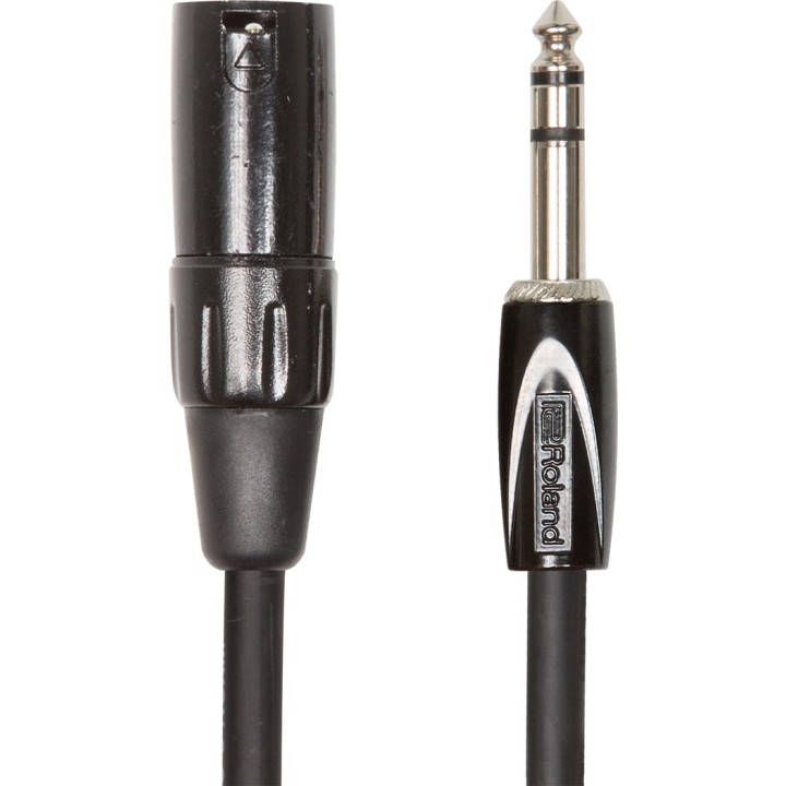 roland rcc-15-trxm 4,5 m cavo bilanciato xlr maschio - jack trs