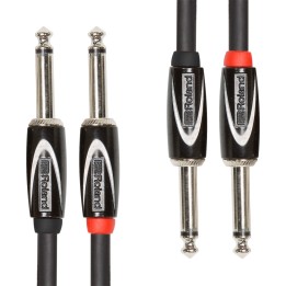roland rcc-3-2814 1 m cavo doppio jack ts - jack ts