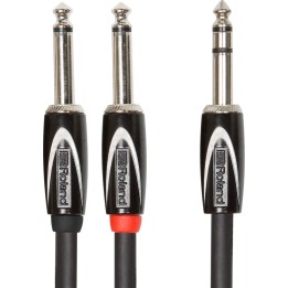 roland rcc-5-tr28v2 1,5 m cavo insert jack trs - doppio jack ts