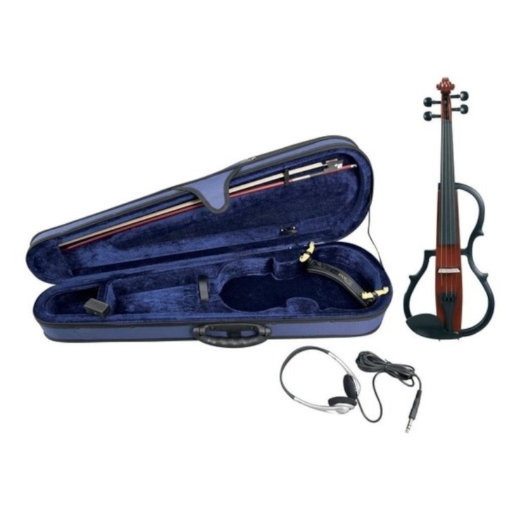 GEWA GS401645 VIOLINO ELETTRICO MARRONE-ROSSA