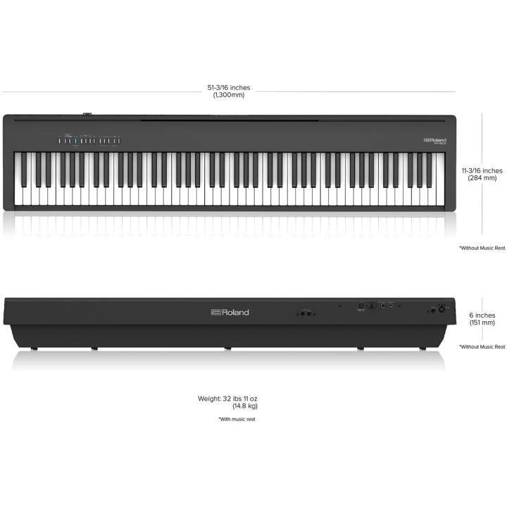 roland fp30x black piano digitale