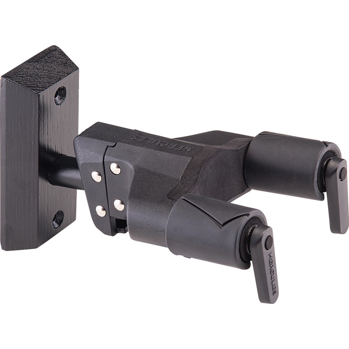 Acquista HERCULES HCGSP-38WBK+ SUPPORTO A MURO PER CHITARRA, BASE IN LEGNO NERA online | Merula Strumenti Musicali