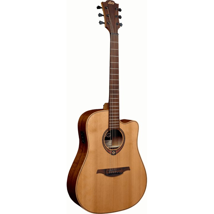 Acquista LAG T170dce Chitarra Acustica Dreadnought Cutaway Eq Z online | Merula Strumenti Musicali