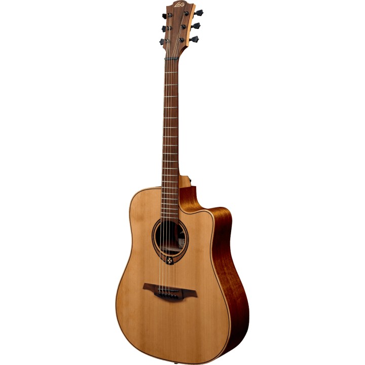 Acquista LAG T170dce Chitarra Acustica Dreadnought Cutaway Eq Z online | Merula Strumenti Musicali