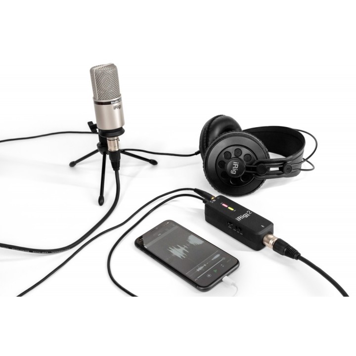 ik multimedia irig pre 2 preamplificatore microfonico tascabile