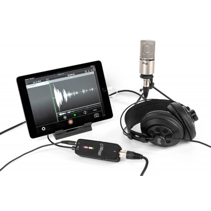 ik multimedia irig pre 2 preamplificatore microfonico tascabile