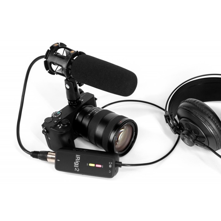 ik multimedia irig pre 2 preamplificatore microfonico tascabile