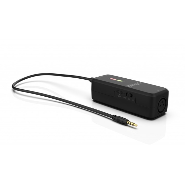 ik multimedia irig pre 2 preamplificatore microfonico tascabile