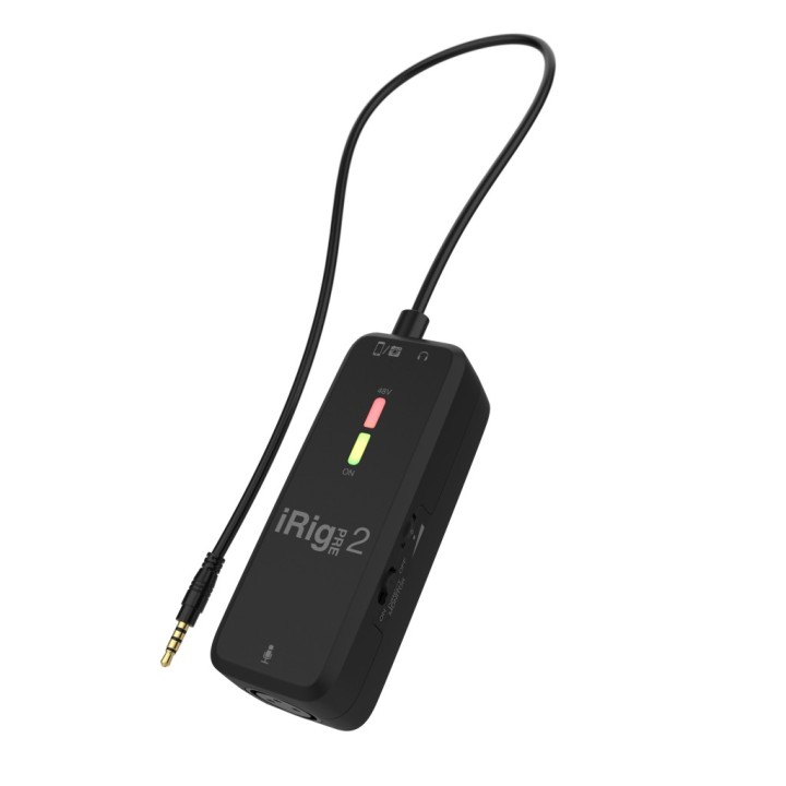 ik multimedia irig pre 2 preamplificatore microfonico tascabile