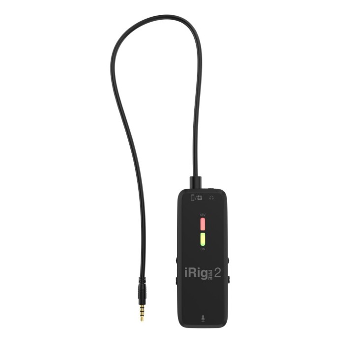 ik multimedia irig pre 2 preamplificatore microfonico tascabile