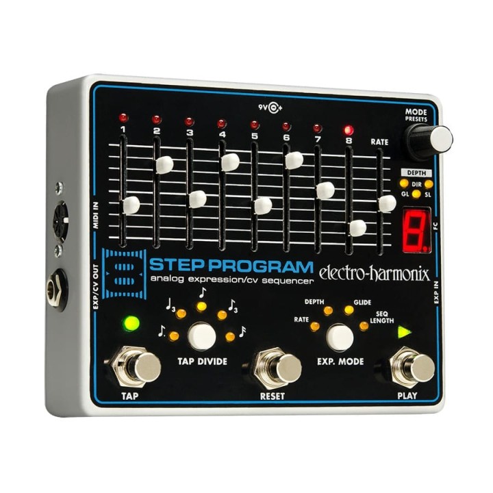 Acquista ELECTRO-HARMONIX 8 STEP PROGRAM ANALOG EXPESSION/CV SEQUENCER online | Merula Strumenti Musicali