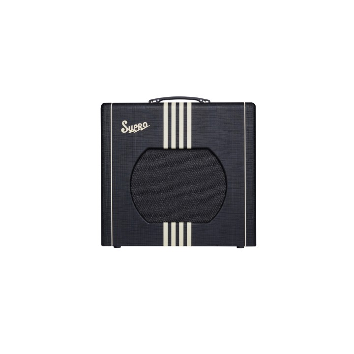 Acquista SUPRO DELTA KING 12 | 15 WATT 1X12 W/ REVERB BLACK & CREAM | Merula Strumenti Musicali