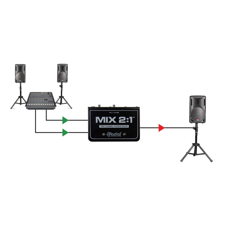 Acquista RADIAL MIX 2|1 online | Merula Strumenti Musicali