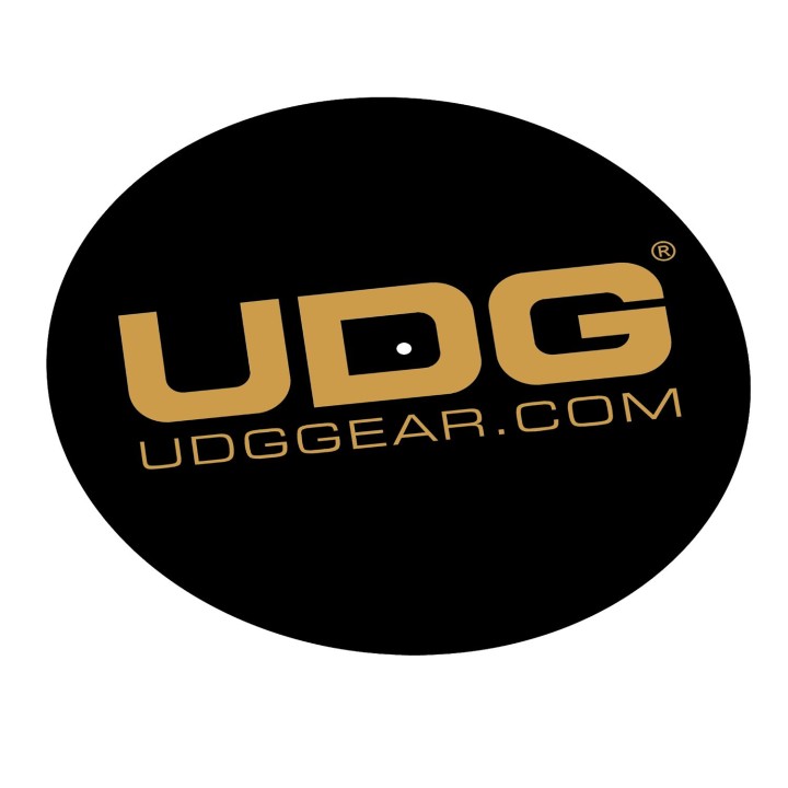 Acquista UDG SLIPMAT UDG LOGO | BLACK/GOLD online | Merula Strumenti Musicali