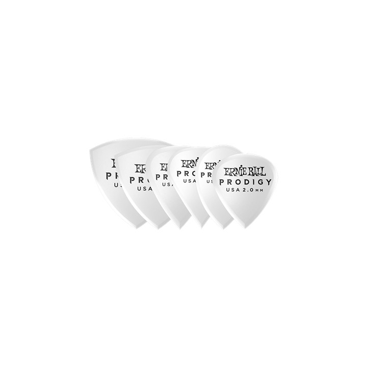 Acquista ERNIE BALL 9343 PLETTRI PRODIGY MULTIPACK WHITE 2,0 MM online | Merula Strumenti Musicali