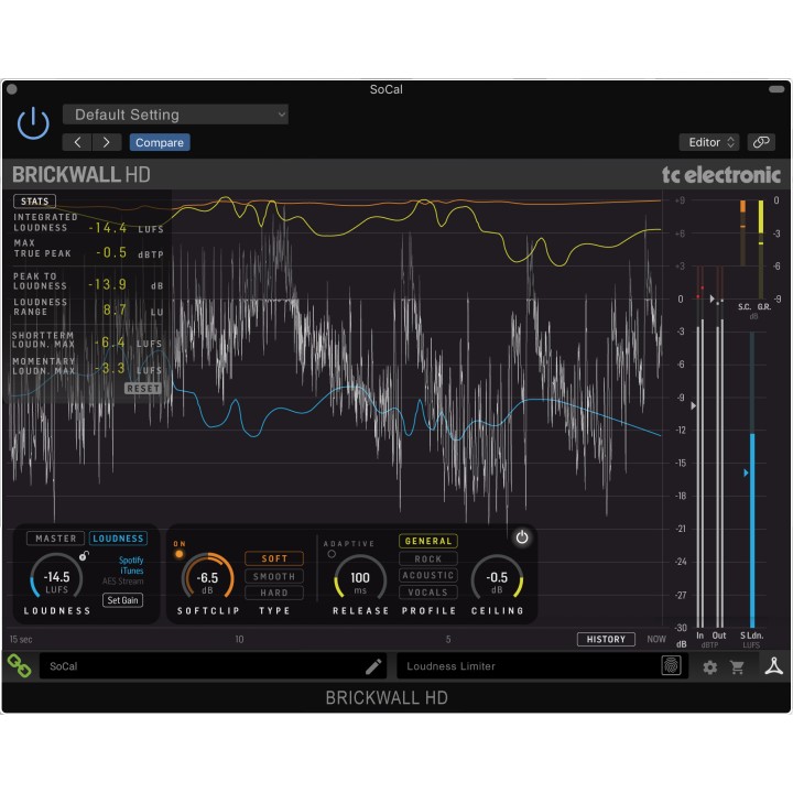 Acquista TC ELECTRONIC BRICKWALL HD-DT online | Merula Strumenti Musicali