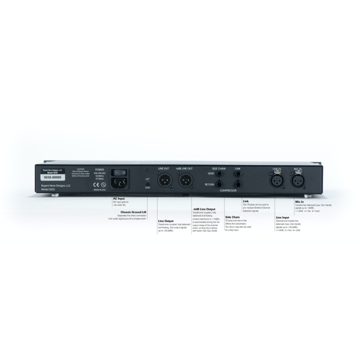 Rupert Neve Design - Shelford Channel Transformer Gain Mic Pre, EQ a induttori, compressore a ponte di diodi