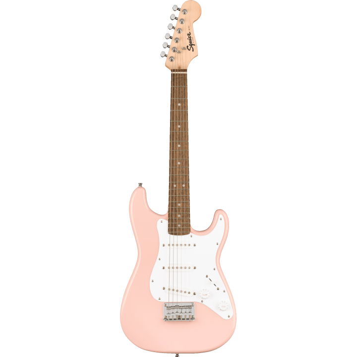 Acquista SQUIER Mini Stratocaster, Laurel Fingerboard, Shell Pink online | Merula Strumenti Musicali