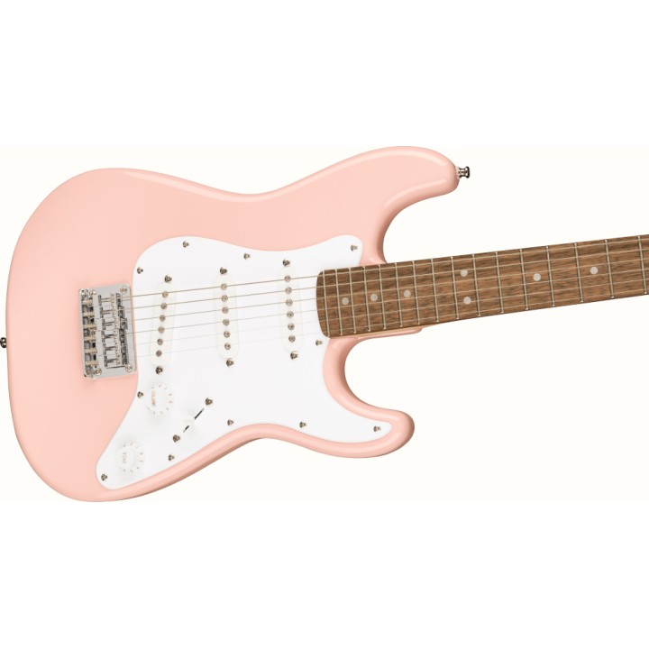 Acquista SQUIER Mini Stratocaster, Laurel Fingerboard, Shell Pink online | Merula Strumenti Musicali