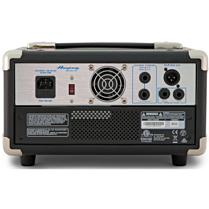 Acquista AMPEG MICRO-VR 200W BASS HEAD 230V EU online | Merula Strumenti Musicali