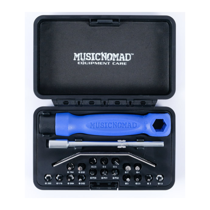 Acquista MUSIC NOMAD MN229 PREMIUM GUITAR TECH SCREWDRIVER AND WRENCH SET online | Merula Strumenti Musicali