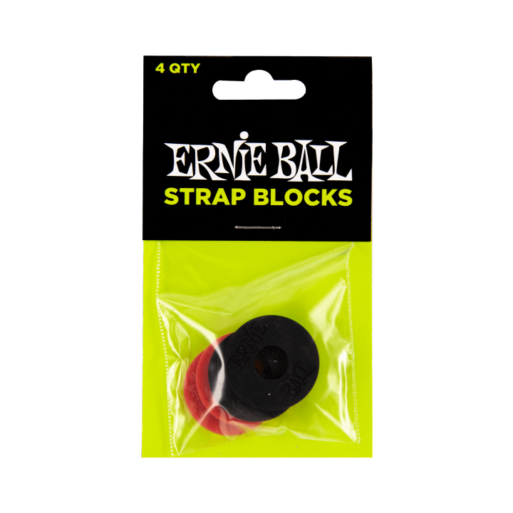 Acquista ERNIE BALL 4603 STRAP BLOCKS RED AND BLACK online | Merula Strumenti Musicali