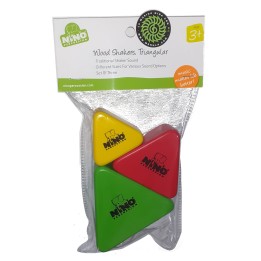 Acquista NINO PERCUSSION NINO508-MC SET DI 3 TRIANGOLI SHAKERS IN LEGNO MULTI-COLOR online | Merula Strumenti Musicali
