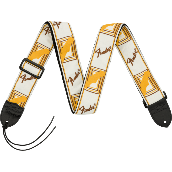 Acquista FENDER White/Brown/Yellow Mono Strap 0990683000 online | Merula Strumenti Musicali