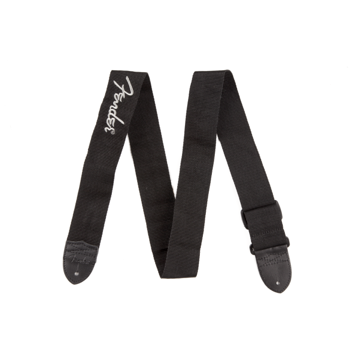 Acquista FENDER 2" Blk Poly Strap,Grey 0990662043 online | Merula Strumenti Musicali