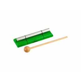 Acquista NINO PERCUSSION NINO579M-Gr chime su supporto in legno verniciato di verde online | Merula Strumenti Musicali