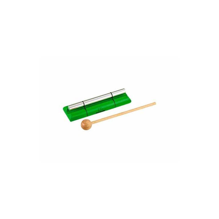 Acquista NINO PERCUSSION NINO579M-Gr chime su supporto in legno verniciato di verde online | Merula Strumenti Musicali