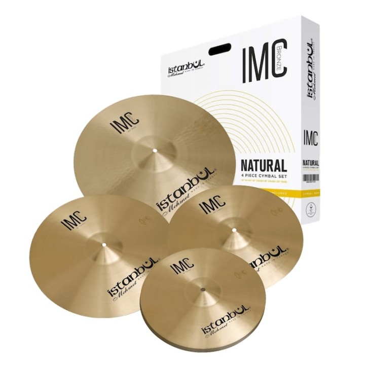 Acquista ISTANBUL IMC-4 NATURAL SET DI PIATTI IN BRONZO online | Merula Strumenti Musicali