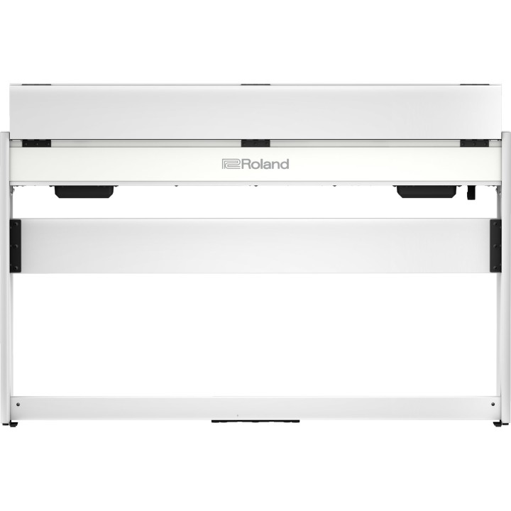 roland f701 white piano digitale con mobile
