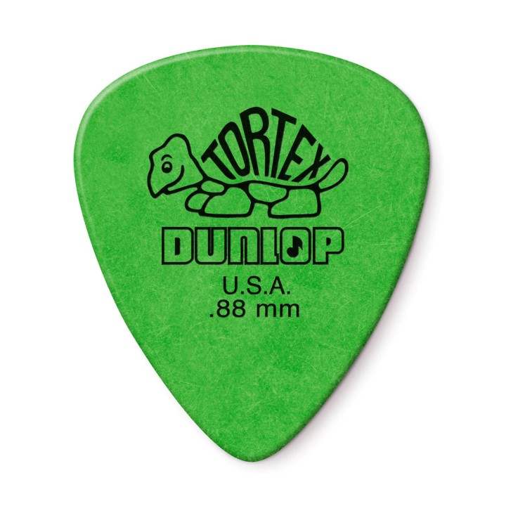Acquista DUNLOP TORTEX STANDARD GREEN .88 online | Merula Strumenti Musicali