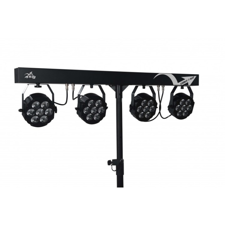 SAGITTER | SG LEDKITHP7BAT Kit led a batteria 4 proiettori 7x10W RGBW / FC