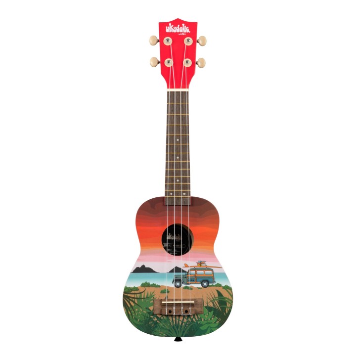 Acquista KALA Uk-Surfari Ukulele Soprano Ukadelic online | Merula Strumenti Musicali