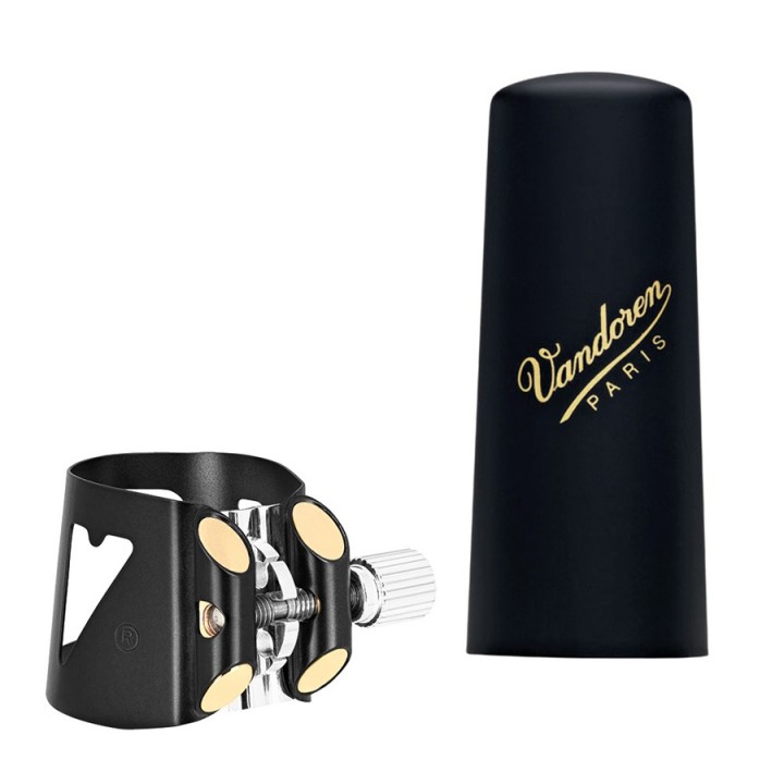 Acquista VANDOREN Legatura Optimum E Copribocchino In Plastica Per Clarinetto Basso - Lc04bp online | Merula Strumenti Musicali