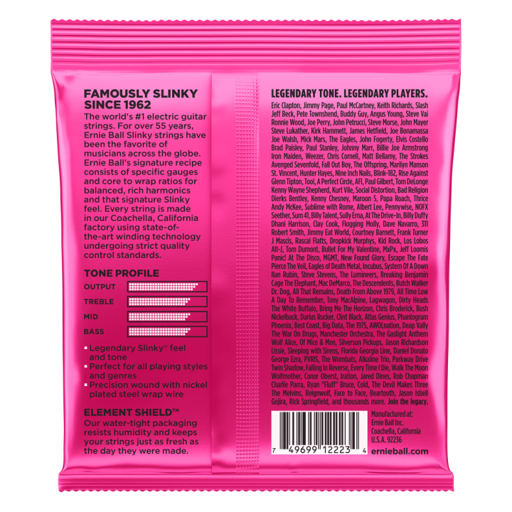ernie ball 2223 nickel su acciaio 009042