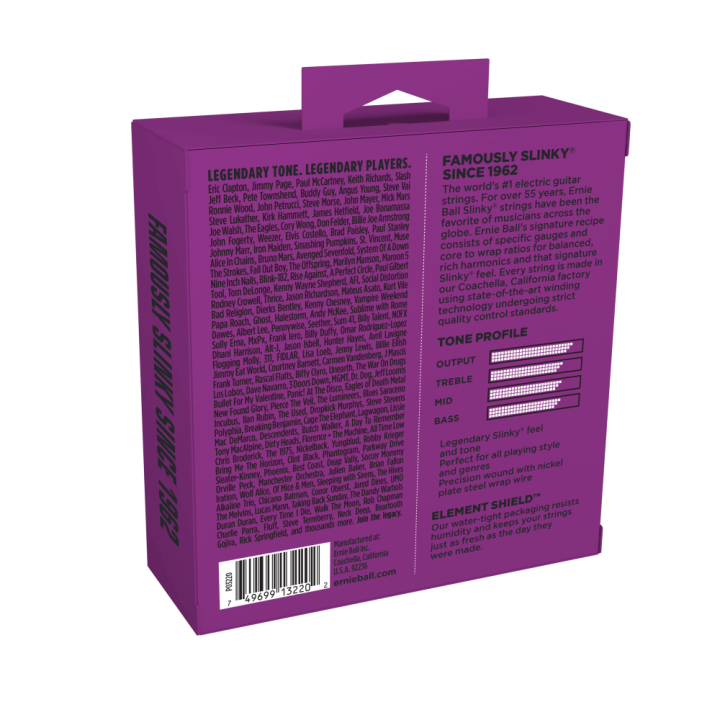 Acquista ERNIE BALL 3220 NICKEL WOUND POWER SLINKY 11-48 - 3 SET online | Merula Strumenti Musicali