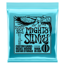 Acquista ERNIE BALL 2228 NICKEL WOUND MIGHTY SLINKY 8,5-40 online | Merula Strumenti Musicali