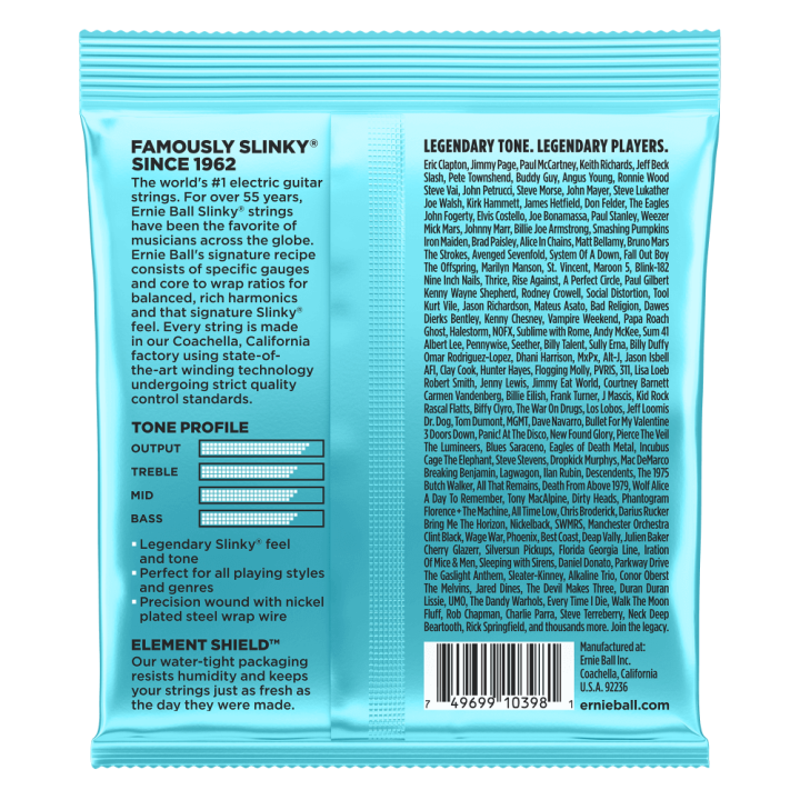 Acquista ERNIE BALL 2228 NICKEL WOUND MIGHTY SLINKY 8,5-40 online | Merula Strumenti Musicali