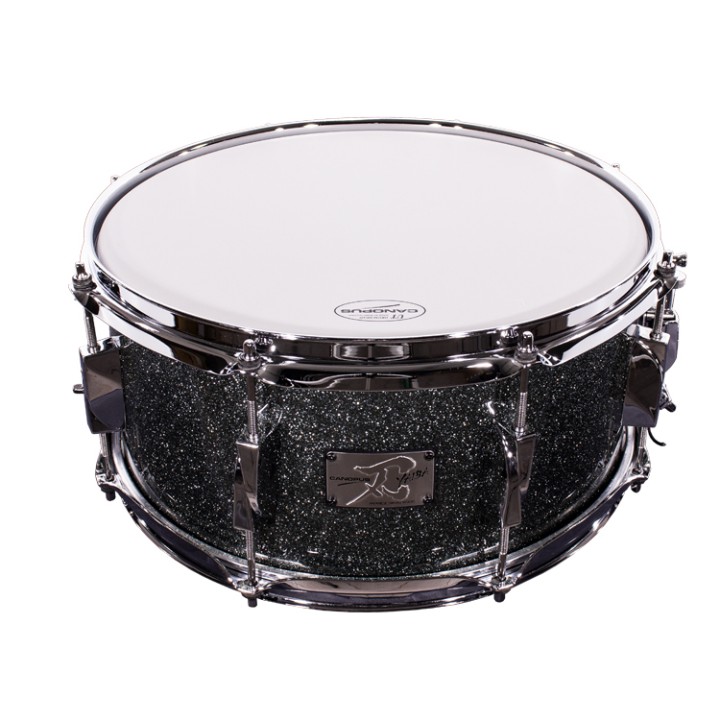 Acquista CANOPUS JSB-1465-GSL Yaiba II Rullante 14x6,5 Birch Grey Spark LACQUER online | Merula Strumenti Musicali