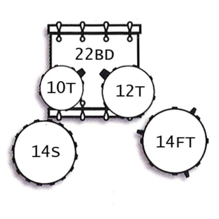 Acquista TAMBURO UNIKA SET 22" - 522 - FANTASY FIRE (FF) online | Merula Strumenti Musicali