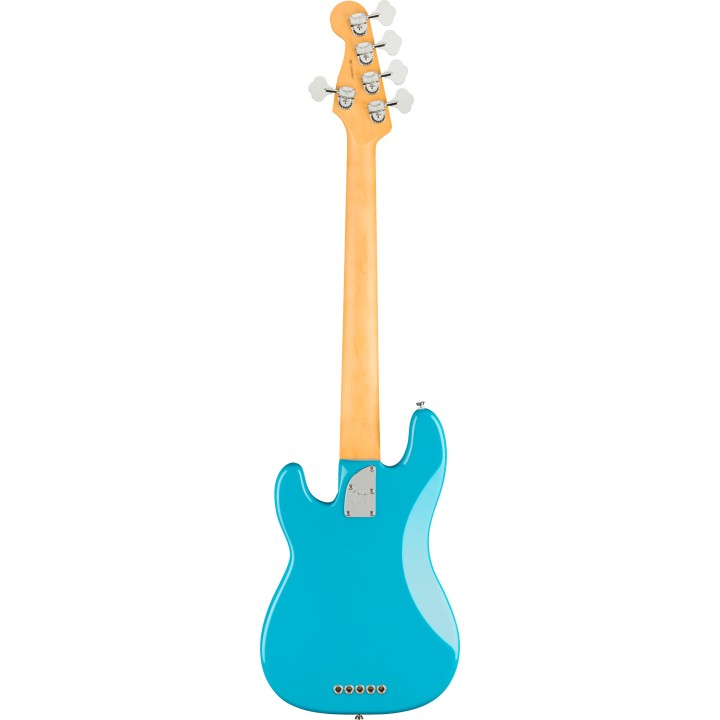 Acquista FENDER American Professional II Precision Bass V, Maple Fingerboard, Miami Blue online | Merula Strumenti Musicali
