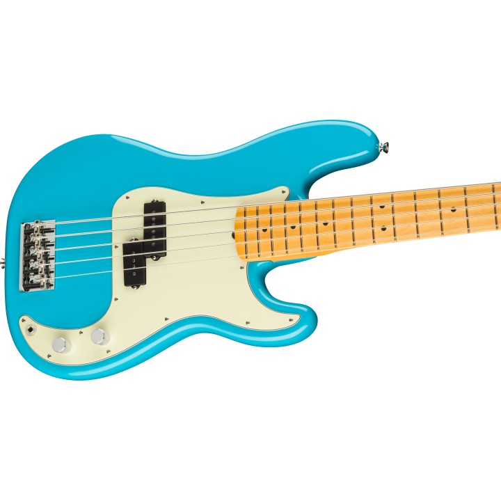 Acquista FENDER American Professional II Precision Bass V, Maple Fingerboard, Miami Blue online | Merula Strumenti Musicali
